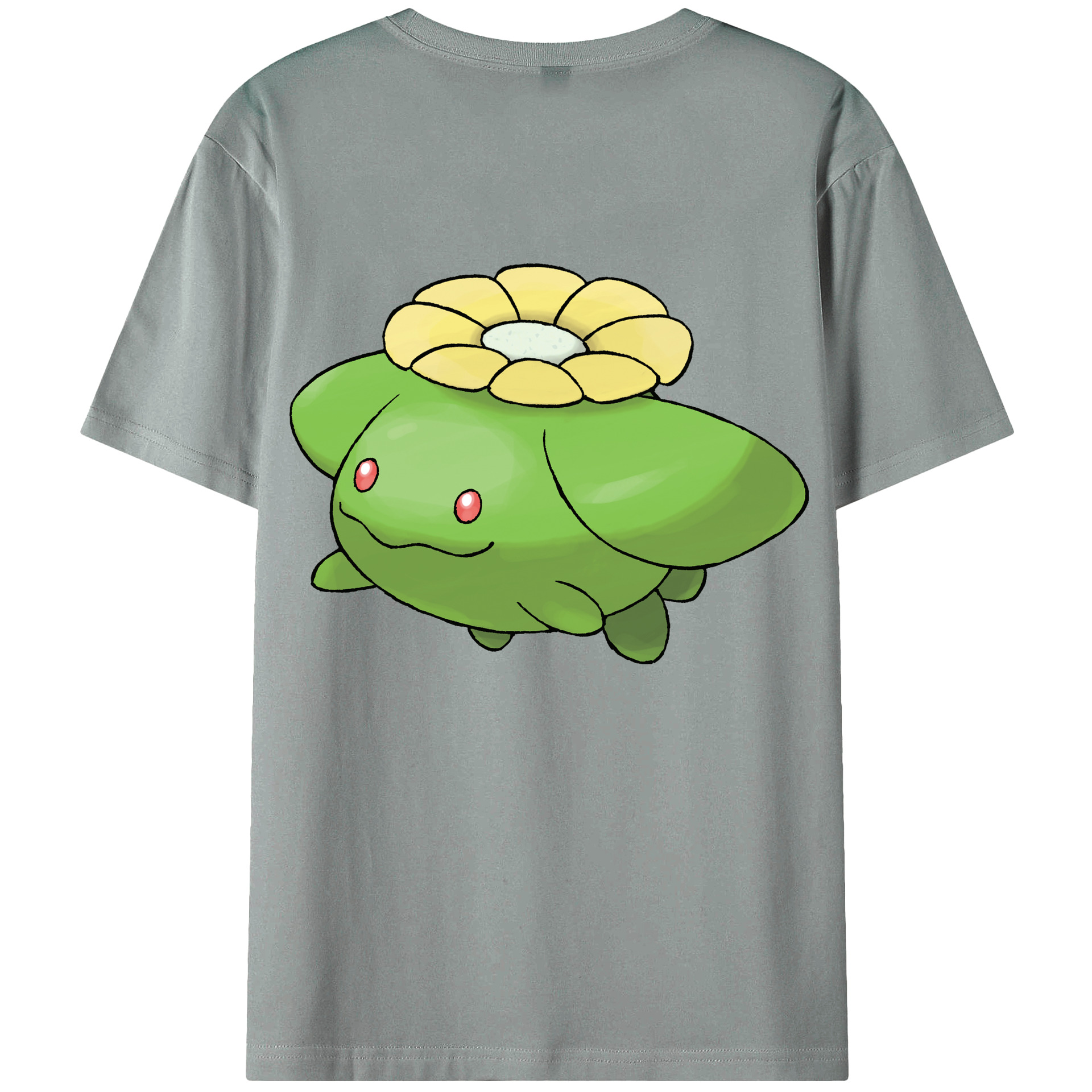 （画像用） ポケットモンスター Pokémon 綿100％ メンズ半袖Tシャツ（バックプリント） 通気性